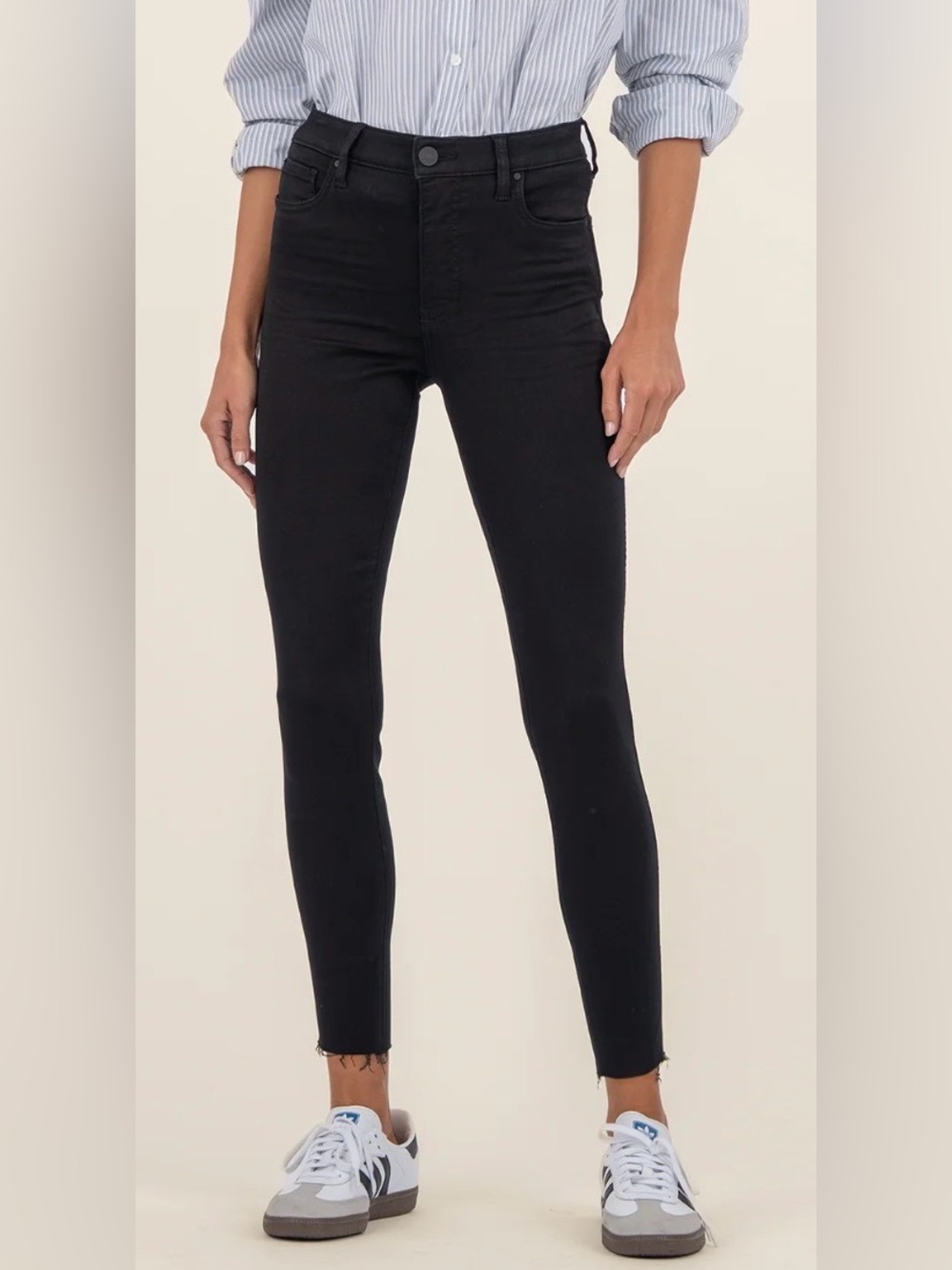 Kut from the Kloth Black High-Rise Skinny Jeans